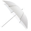 Läpivalaiseva valkoinen sateenvarjo 86cm